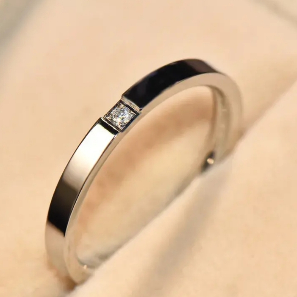 NWOT SZ 7, SILVER PLATED RING - Picture 3 of 4